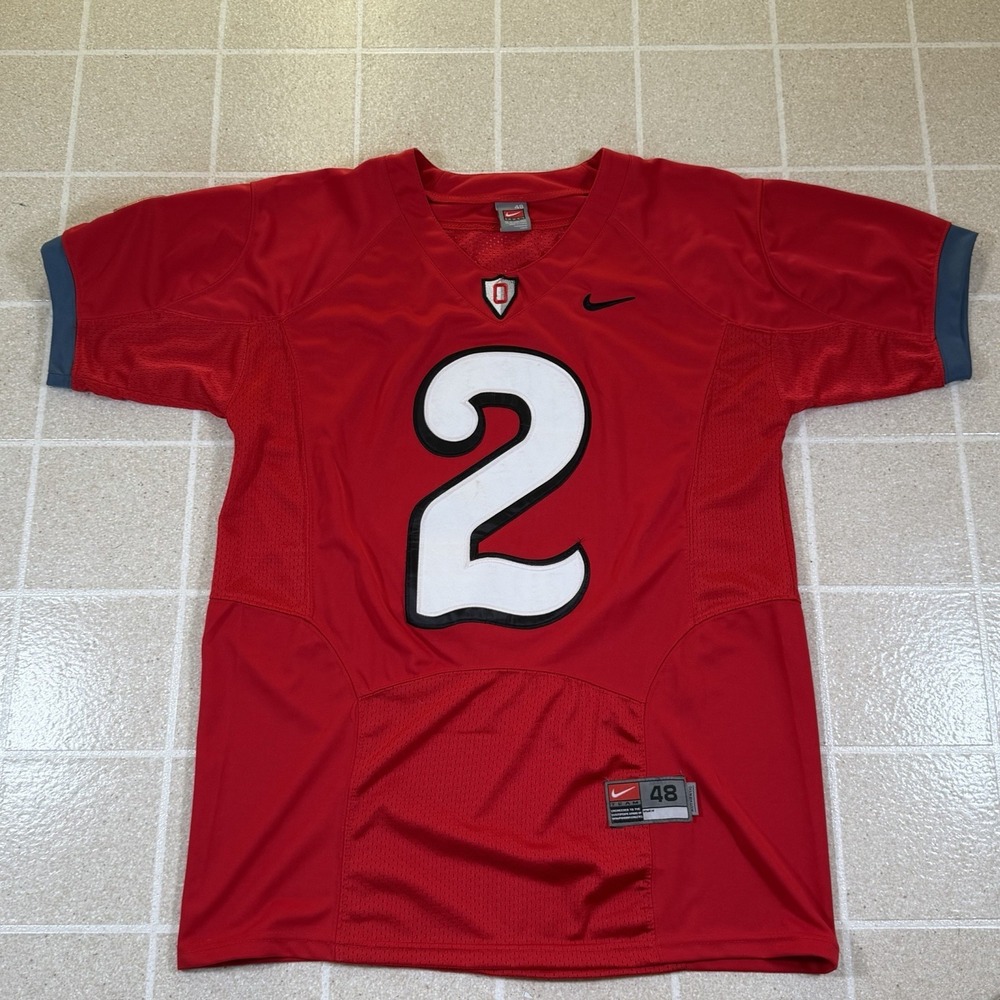 Nike Pro Combat Rivalry Ohio State Buckeyes Football Jersey VTG Y2K Sz 48